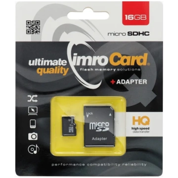IMRO microSD memory card, 16GB, 100MB/s, class 10,