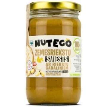 ZEMESRIEKSTU SVIESTS NUTEGO AR RIEKSTU GABALIŅIEM 
