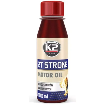 K2 Red 2T taktu dzinēja eļļa, pussintētiska 100 ml