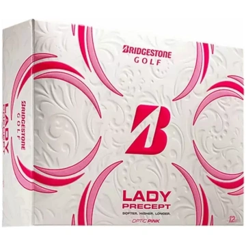 Bridgestone Lady Precept rozā 12 gab. golfa bumbiņ