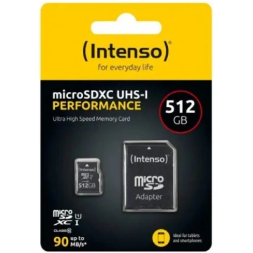 Intenso microSDXC 512GB Class 10 UHS-I U1 Performa