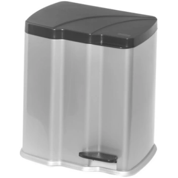 Miskaste ar pedāli Keeeper, 7 L + 15 L