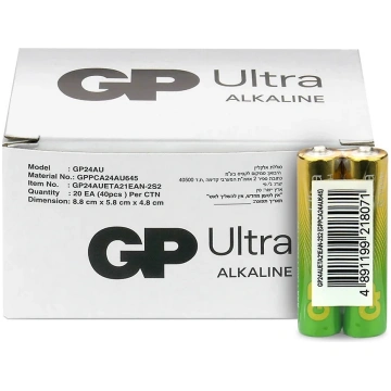 40 x GP Ultra Alkaline G-TECH LR03 / AAA alkaline 