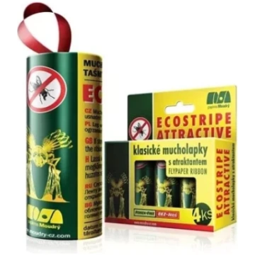 Mušpapīrs Ecostripe Attractive 4gab/iep