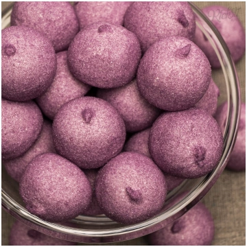 Zefīra golfa bumbiņas violetā krāsā, 500 g