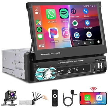 Podofo Bezvadu Carplay Android automašīnas 7 collu