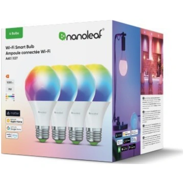 Nanoleaf Essentials Smart Bulbs - Komplekts 4 Spul
