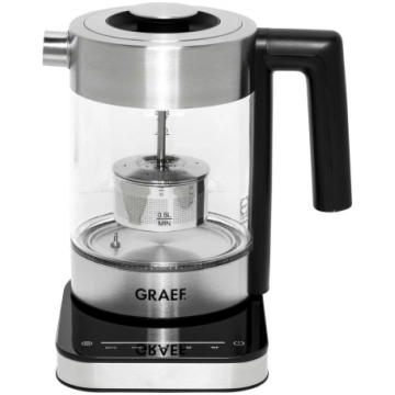 Graef WK 350 elektriskā tējkanna, caurspīdīga/nerū
