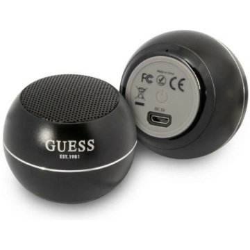 GUESS Bluetooth speaker GUWSALGEK mini black/black