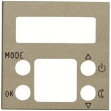 N2240.5 CV Nosegplāksne digit. termostatam, 2mod, 