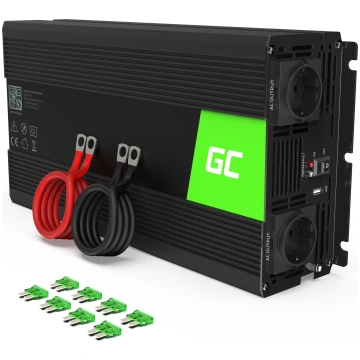 Green Cell Power Inverter 12V to 230V 1500W/3000W 