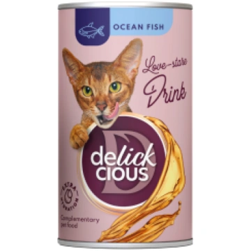 Delickcious dzēriens - zupa kaķiem ar okeāna zivīm