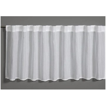 Balts aizkars 45x140 cm Jacquard–Voile – Gardinia