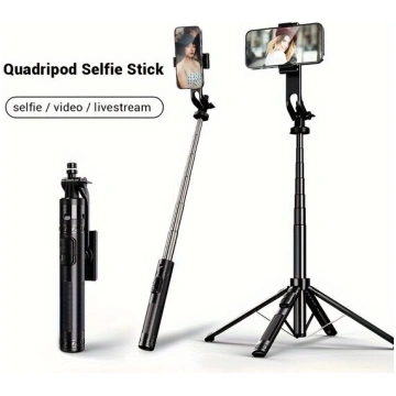 Telefona turētājs 129.54cm Izvelkams Selfiju Kociņ