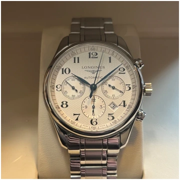 Longines Master Collection hronogrāfu pilns komple