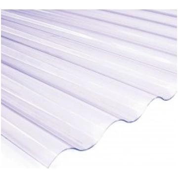 SALUX profilētās PVC loksnes 76/18 Caurspīdīga (bi