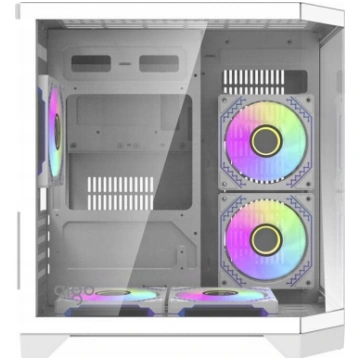 Darflash FT350 computer case + 5 aRGB fans (white)