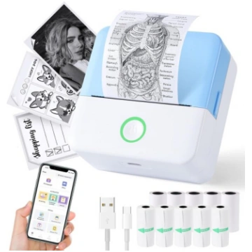 Mini printeris Print Pods ar 10 rullīšiem Nav norā