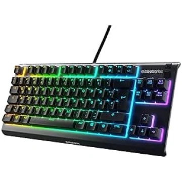 SteelSeries Apex 3 TKL — RGB spēļu tastatūra — kom