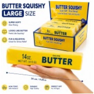 Giant Butter Squishy – Slow Rising Jumbo Stress Re