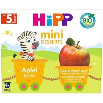 HiPP Organic Mini Dessert Apple (6 gab. iepakojums