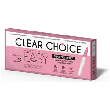 Grūtniecības tests Clear Choice Easy test (agrīns 