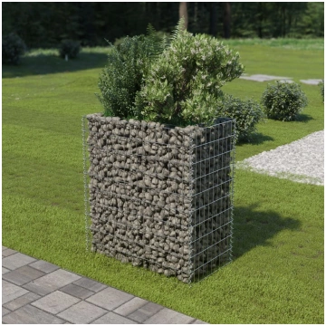 Gabions, Augstā Puķu Kaste, Cinkots Tērauds, 90X50