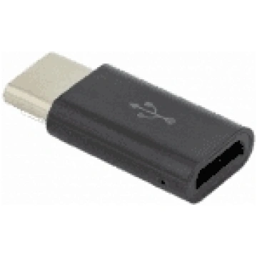 (T-MLX36105) Micro USB 2.0 F. - TYPE C M. Black Sb