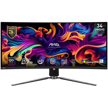 MSI LCD Monitor-MSI-34"-Curved/21 : 9-Panel QD-OLE
