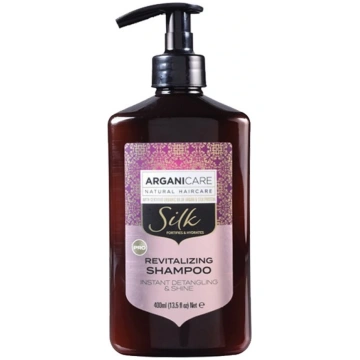 ARGANICARE_Silk matu šampūns 400ml