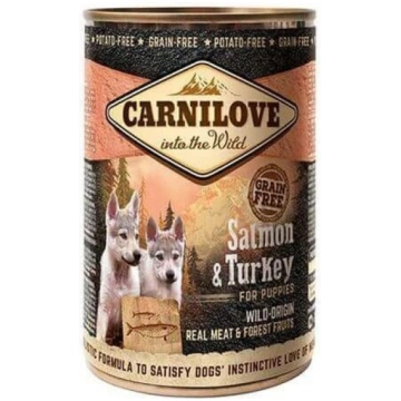 Carnilove Salmon&Turkey Konservēts 400g Kucēniem