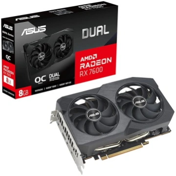 ASUS Dual Radeon RX 7600 V2 OC Edition 8 GB GDDR6 