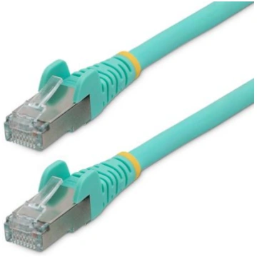 StarTech.com 50cm CAT6a Ethernet Cable - Aqua - Lo