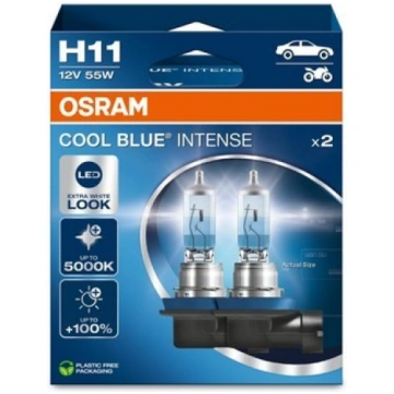 COOL BLUE INTENSE +100% 12V H11 55W 12V PGJ19-2 2P
