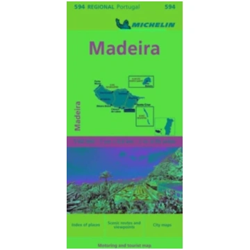 Madeira - Michelin Regional Map 594 Bookshop