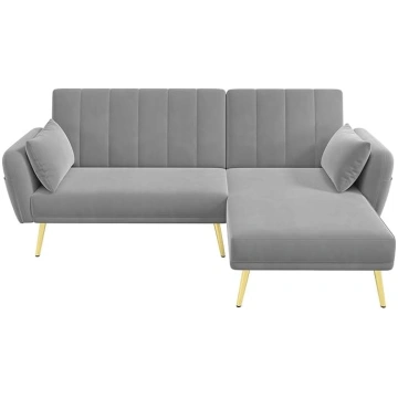 Corner Sofa with Relaxation Function, L-Shape Sofa