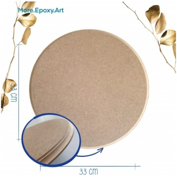 MDF APLIS | AR CIRTAINU MALIŅU | 33 CM