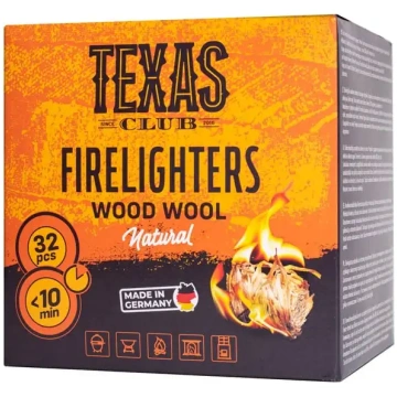 Miecētāji Texas Club FIRE-WOOLN 32 gab. KAMADO BON