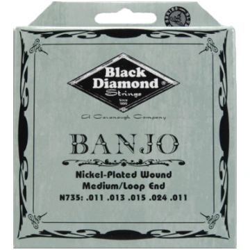 Bandžo stīgas Black Diamond N735