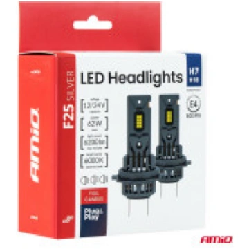Auto LED spuldzes Series F25 SILVER FULL CANBUS H7