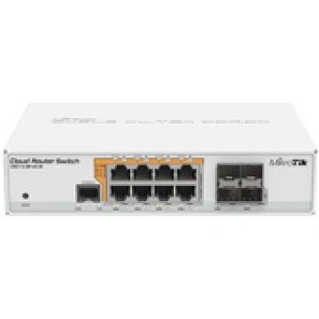 MikroTik Cloud Router Switch 112-8P-4S-IN with QCA