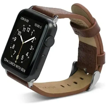 X-Doria Lux siksna Apple Watch 38/41mm, brūna