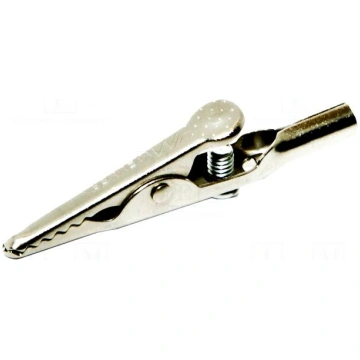 Crocodile clip | 10A | Grip capac: max.7.9mm | Ove