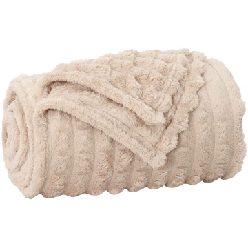 Pledu segas 6 pcs bēša 150 x 130 cm flīss