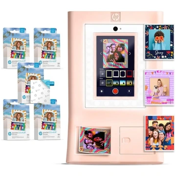 HP Sprocket Photo Box Machine Instant Colour Photo