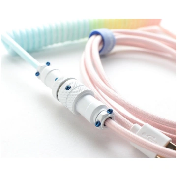 Ducky Ducky Premicord Cotton Candy Coiled Cable, U