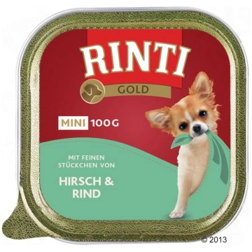 Rinti Gold Mini - Konservēta Barība Suņiem (Briedi