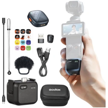 GODOX Cube-OP3 bezvadu Lavalier mikrofons DJI Osmo