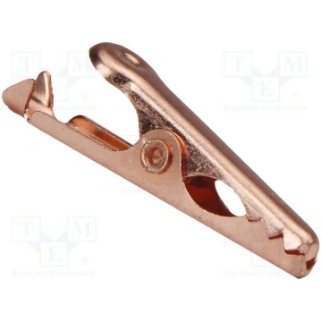 Crocodile clip; 5A; Grip capac: max.4.8mm; Contact
