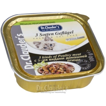 Dr.Clauder"s High Premium 3 POULTRY 6 x 100g vetzo
